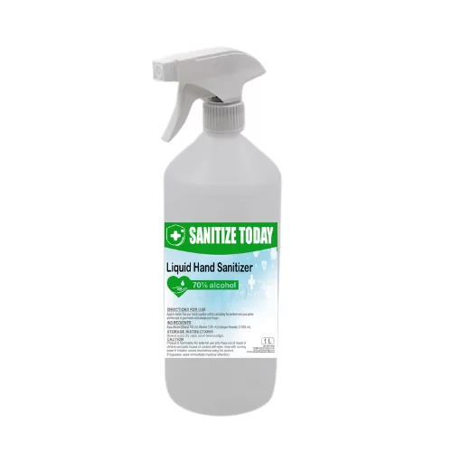 70% Alcohol Liquid Hand Sanitizer Trigger Spray 1L