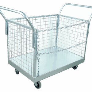 3 Sided Mesh Box Trolley