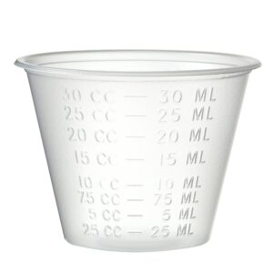 Medicine Cups Plastic 100ml (20’s)