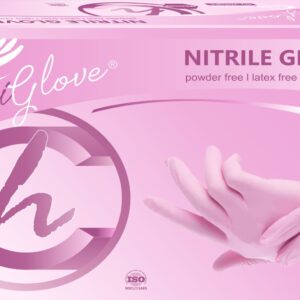 Nitrile Gloves Powder Free – 100s Clinihealth Small Pink