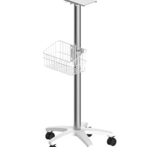 Patient Monitor Trolley – 5 Wheel Base Hydraulic