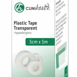 Plastic Tape Transparent 5cm x 5m – Singles