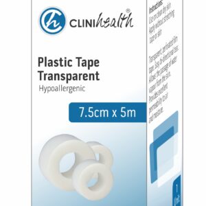 Plastic Tape Transparent 7.5cm x 5m – Singles