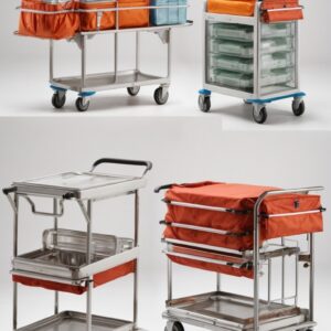 stretcher trolley with oxygen cylinder