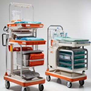 5 drawer Emergency trolley – blue