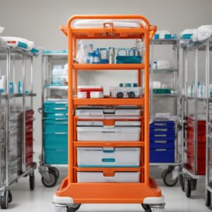 surgical instrument trolley