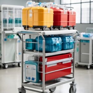 surgical trolley stainless steel