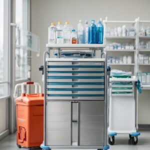 trolley for oxygen cylinder portable