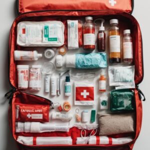 first aid box items