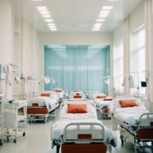 clinical trolley with drawers