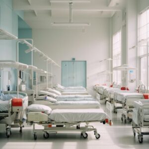 2 Function Manual Hospital Bed