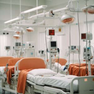 medical trolley with drawers