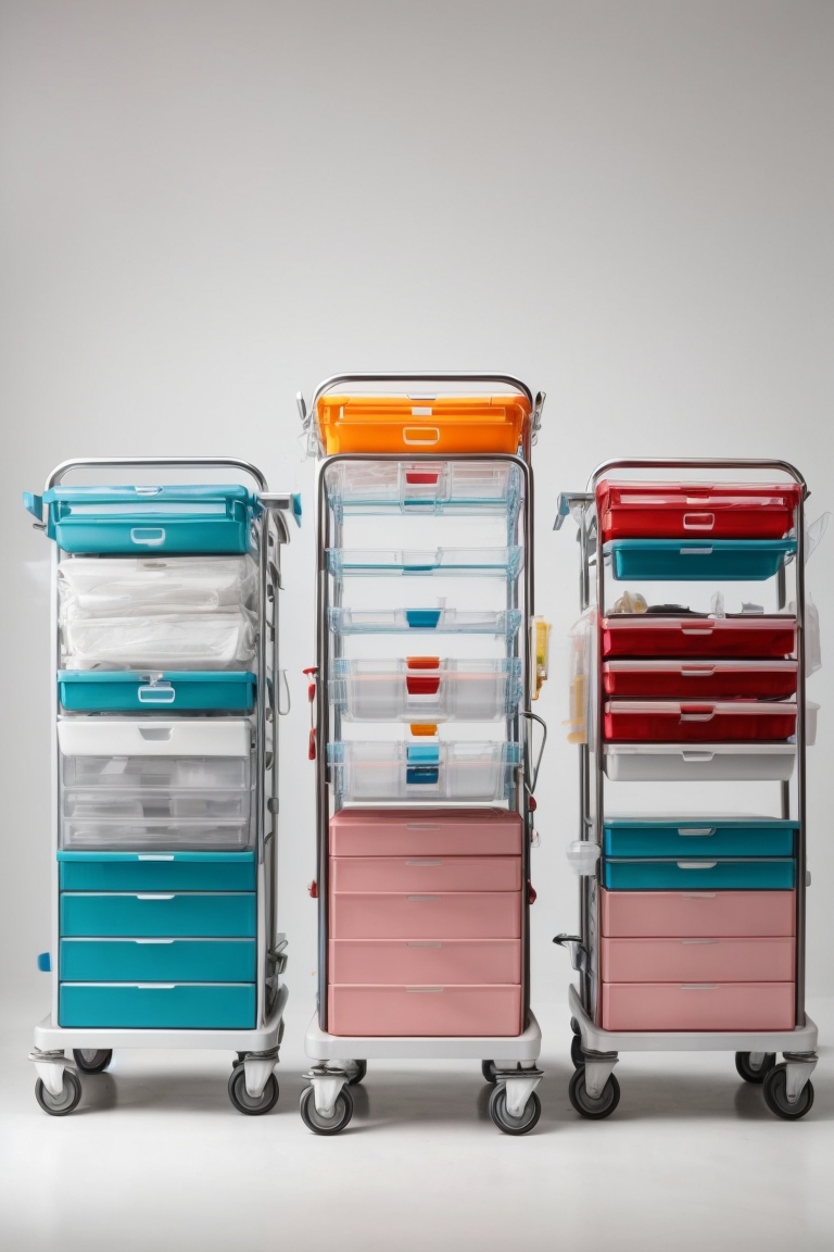 linen trolley for hospital