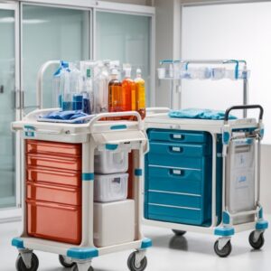 steel medical cart