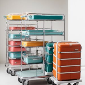 waste trolley for hospital