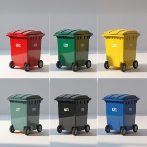 Indigo 240 liter wheelie bin