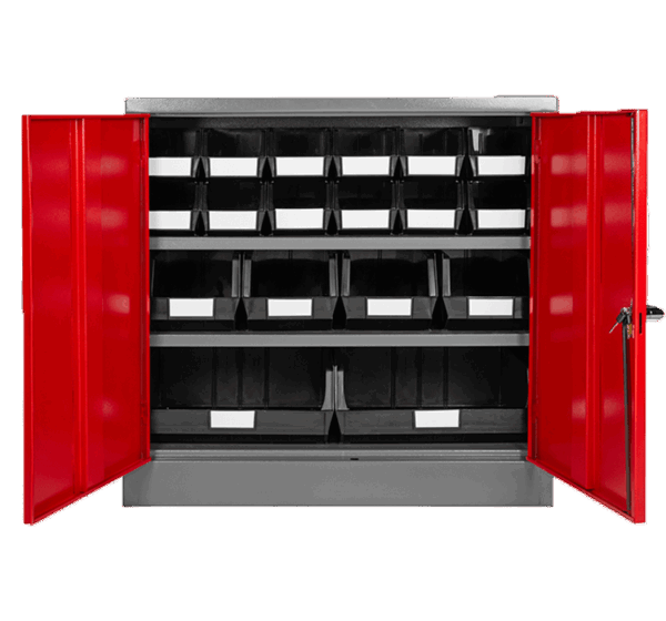 Linvar Linbin Sizes Red Door – Linbin ® Storage Bin Half Size Cabinet Kit – Syringe & Needles