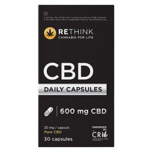 Rethink Cbd Daily Caps 600mg – 30’s