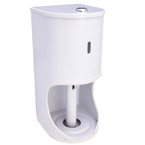 Toilet Roll Holder TR3 – White steel