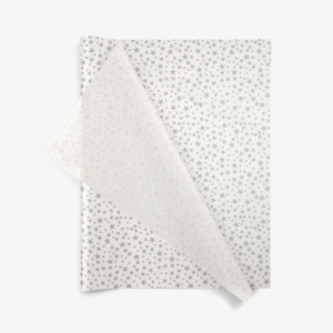 Gold Stars/White Wrapping Tissue (25 Sheet Pack)