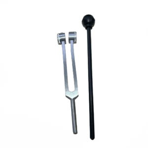 tuning fork + plastic base