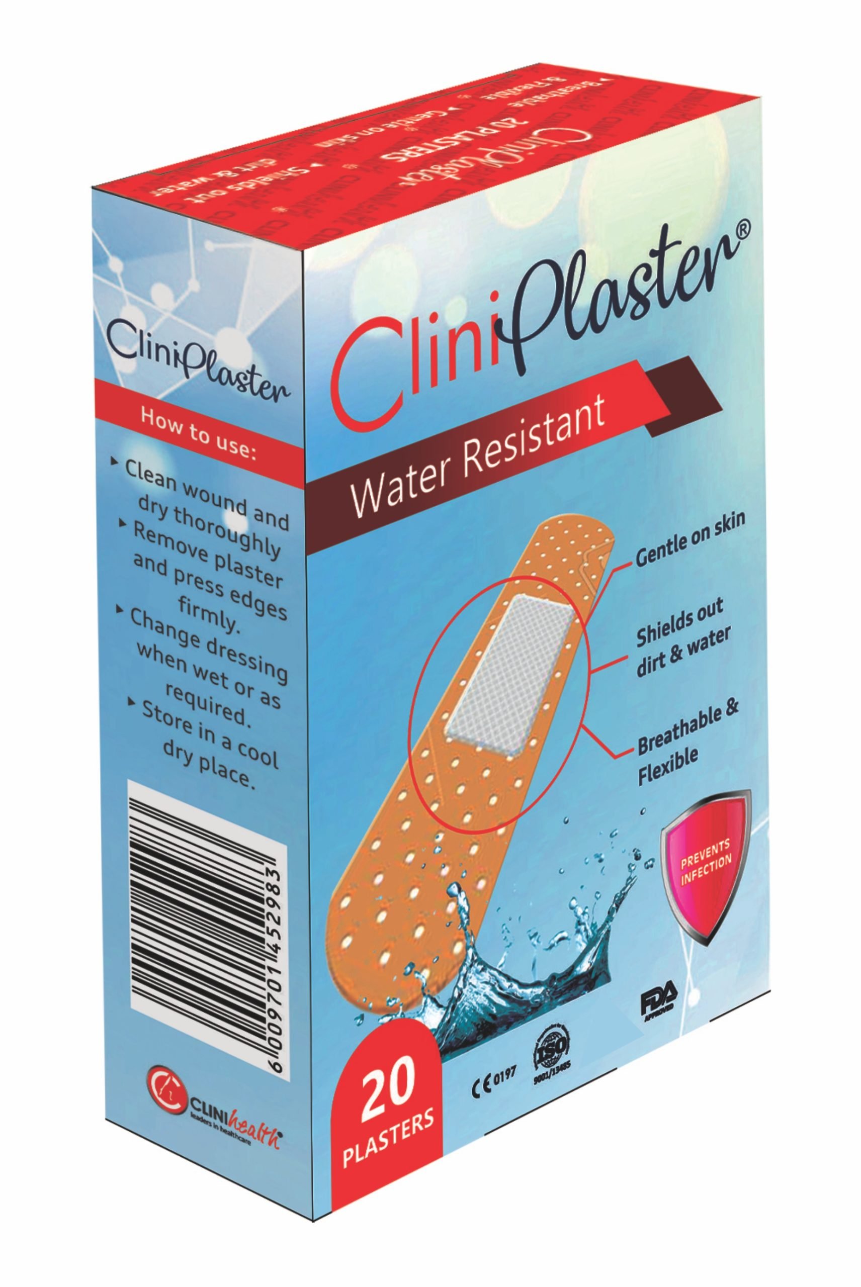 Plasters Water Resistant 20s