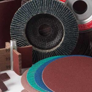 Abrasives- Klingspor Abrasive Discs, 60Grit, 150mmØ, PS22K, GLS3-6 Holes (each of 50)