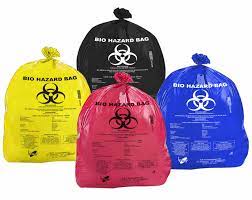 biohazard bags in regular trash