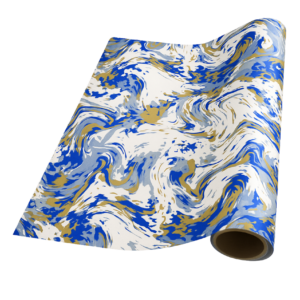 Blue & Gold Marble (5m x 50cm)