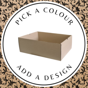 Design Hamper Tray (M) – Brown Kraft 250 x 175 x 75mm