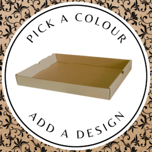 Design Hamper Tray (Shirt) – Brown Kraft 340 x 250 x 40mm