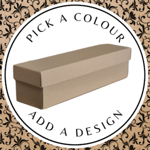 Design Wine Box – Brown Kraft 405 x 102 x 100mm