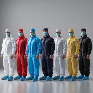 Disposable sterile coveralls blue large
