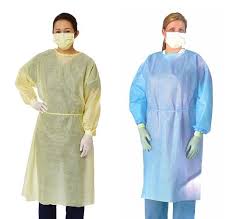 Bulk Disposable Isolation Gown large