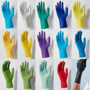 latex free High risk exam gloves medium