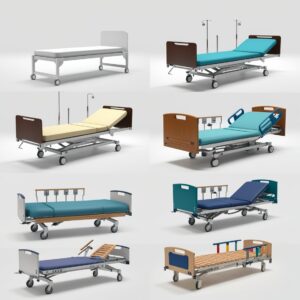 ABS Single Crank Hospital Bed