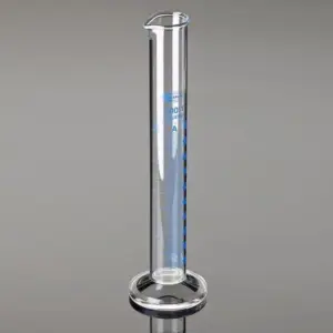 Measuring Cylinders, Glass, Spouted, 25 ml, Round Base, Grade A