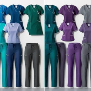 women’s royal blue scrubs