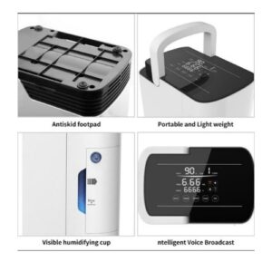 10L Medical grade Oxygen Concentrator (Single Flow) – White