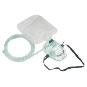 Mask High Concentration + Re-breathing Bag Adult
