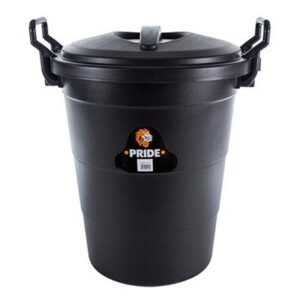 Pride Dustbin 70 L Black