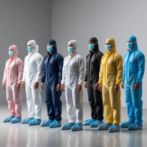 Reusable coveralls white large