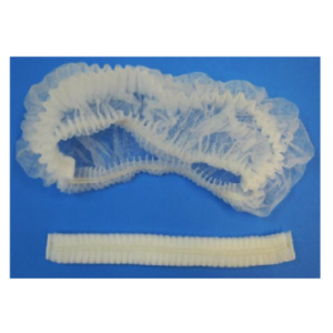 Mop caps Single Stitch  (100’s) white