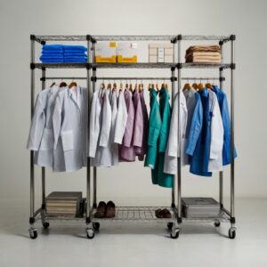 combination lab coat