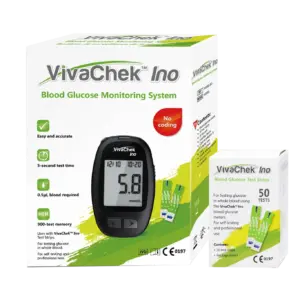 ⁠Vivachek Glucose Meter + Strips