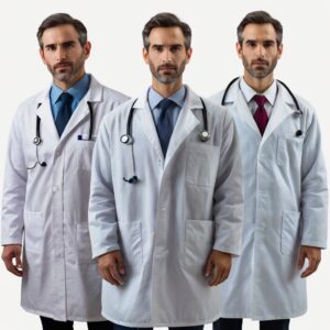 light grey Lab coat