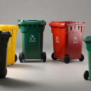 4 wheel wheelie bins