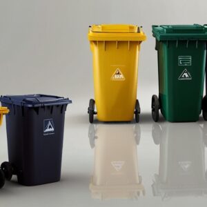 550 litre plastic wheelie bins