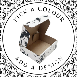 Design Shipper (M) – White Kraft 220mm x 180mm x 75mm