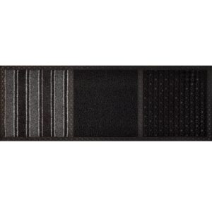 Disinfectant Mat – COBAcare Trio Zone – 99.5 x 39.5 x 1.5 cm – Black, Dark Grey and Grey – CDM005